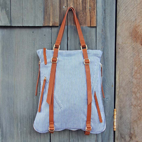 Seedling Pinstripe Tote: Featured Product Image