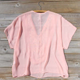 Song Bird Blouse in Peony: Alternate View #2