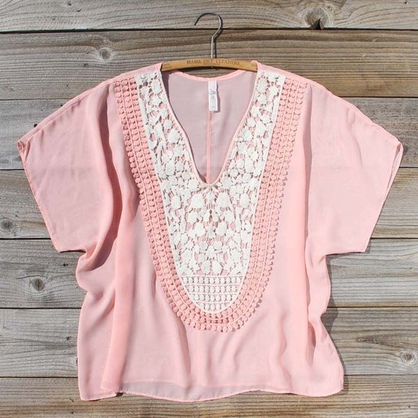 Song Bird Blouse in Peony: Featured Product Image