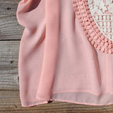 Song Bird Blouse in Peony: Alternate View #4