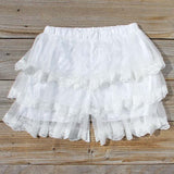Lace Bloomers in White: Alternate View #2