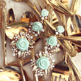 Cherie Glittering Earrings: Alternate View #1