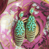 Moonwind Earrings in Mint: Alternate View #1