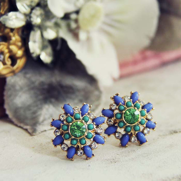Sweet & Dreamy Earrings in Blue: Featured Product Image