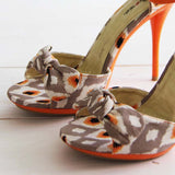 Twisted Vines Ikat Heels: Alternate View #2