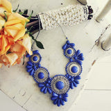 Bohemian Romance Necklace in Lilac: Alternate View #1