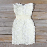 The Sugar Flower Dress in White: Alternate View #4