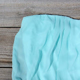 Laced Aura Dress in Mint: Alternate View #2