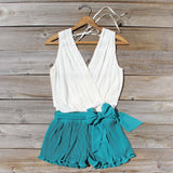 Pintucks & Chiffon Romper: Alternate View #1