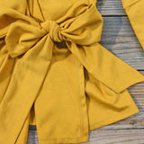 Flyaway Hoodie in Mustard: Alternate View #2