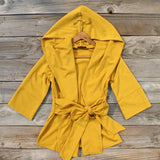 Flyaway Hoodie in Mustard: Alternate View #1