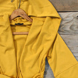 Flyaway Hoodie in Mustard: Alternate View #4