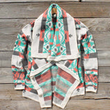 Big Sky Knit Sweater in Mint: Alternate View #1