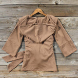 Flyaway Hoodie in Taupe: Alternate View #3