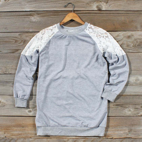 Soft Loop Lace Sweatshirt: Featured Product Image