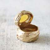 Spun Amber Ring: Alternate View #2