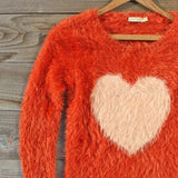 Kismet Cozy Sweater in Rust: Alternate View #2