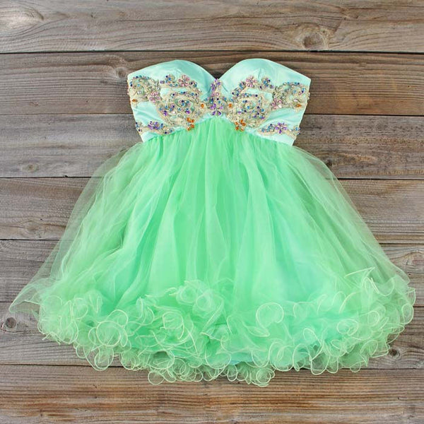 Minted Jewels Party Dress: Featured Product Image