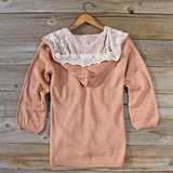Lace Hoodie in Pink: Alternate View #3