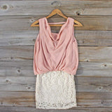 Sea Crystal Dress in Blush: Alternate View #1