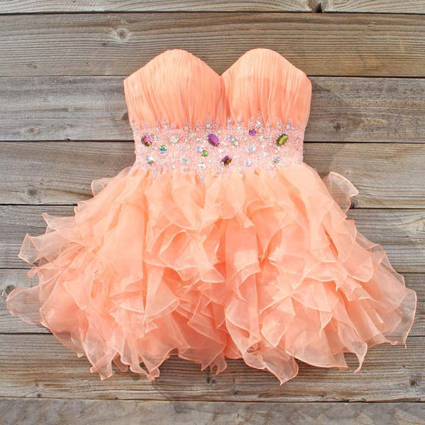Spool Couture Peaches & Chiffon Dress: Featured Product Image