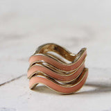 Shadow Ridge Ring in Peach: Alternate View #2