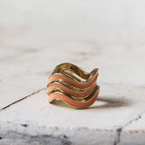 Shadow Ridge Ring in Peach: Alternate View #1