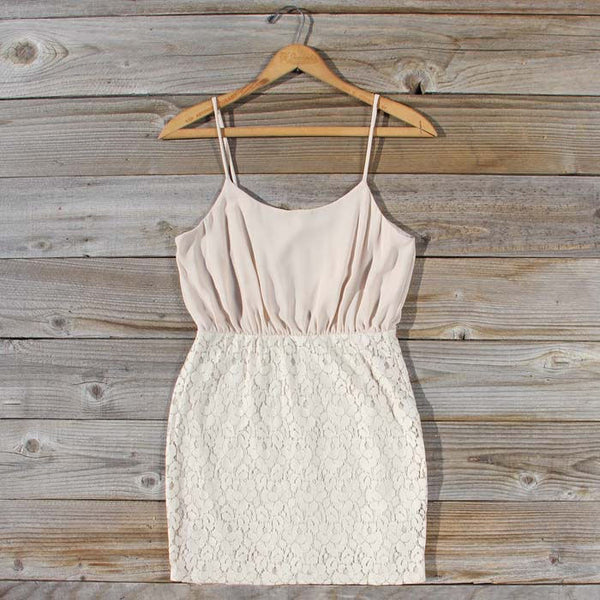 Midnight Lace Dress in Sand: Featured Product Image