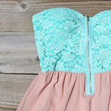 August Glow Dress in Mint: Alternate View #2
