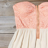 August Glow Dress in Peach: Alternate View #2