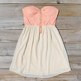 August Glow Dress in Peach: Alternate View #1