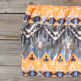 Back Trail Skirt in Orange: Alternate View #2