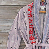 Birdsong Wrap Sweater in Dust: Alternate View #2