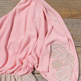 Captivated Asymmetrical Dress in Pink: Alternate View #3