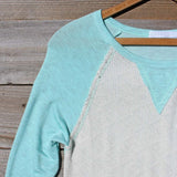 Cozy Camp Tee in Mint: Alternate View #2
