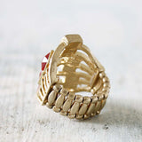 Glinted Ring in Red: Alternate View #2