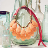 Honeydew Necklace in Peach: Alternate View #1