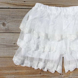Lace Bloomers in White: Alternate View #3