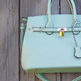 Lock & Key Mint Tote: Alternate View #2