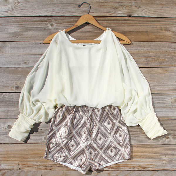 Midnight Glow Party Romper: Featured Product Image