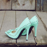 Mint & Studs Heels: Alternate View #3