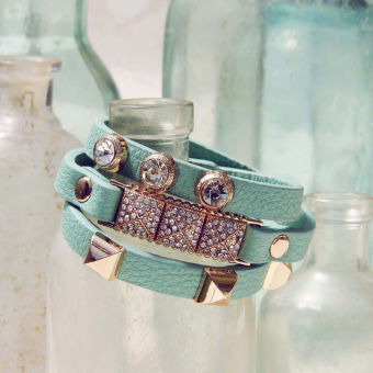 Moon Rise Bracelet in Mint: Featured Product Image