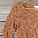 North Forest Knit Thermal in Rust: Alternate View #2