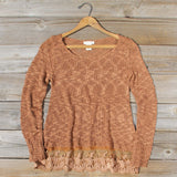 North Forest Knit Thermal in Rust: Alternate View #1