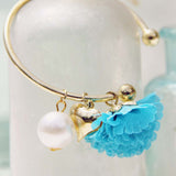 Peach Blossom Bracelet in Turquoise: Alternate View #2