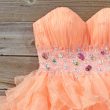 Spool Couture Peaches & Chiffon Dress: Alternate View #2