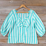 Sand & Sea Blouse in Mint: Alternate View #3