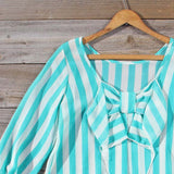 Sand & Sea Blouse in Mint: Alternate View #2