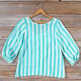 Sand & Sea Blouse in Mint: Alternate View #1