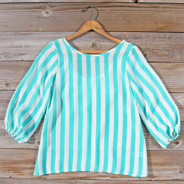 Sand & Sea Blouse in Mint: Featured Product Image